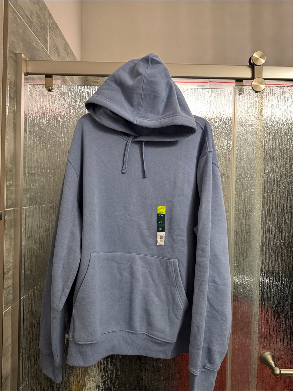 tek gear Men's Hooded Pullover in Light Blue